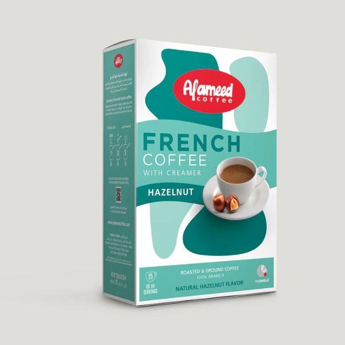 قهوة العميد الفرنسية بنكهة البندق  - 200 جرام