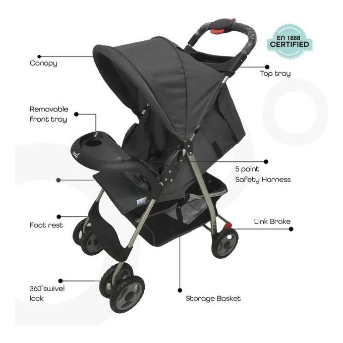 عربة السفر خفيفة الوزن مون نيو بلس