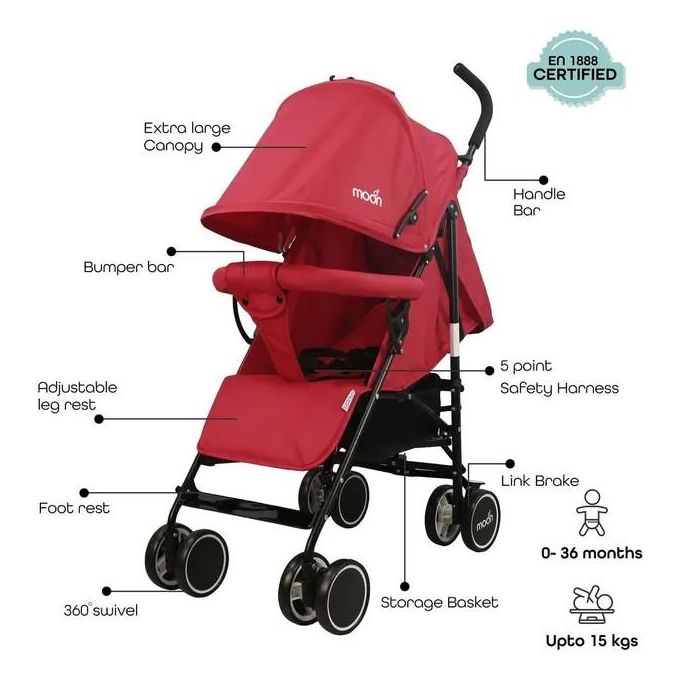 عربة السفر خفيفة الوزن مون نيو بلس