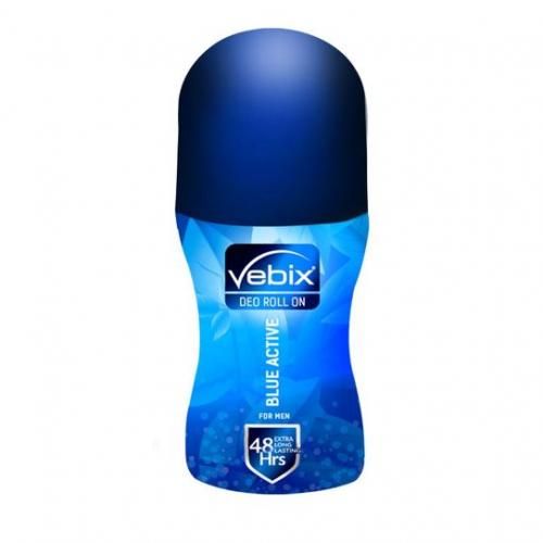 Vebix | مزيل العرق فيبكس رول أون بلو أكتيف – 50 مل