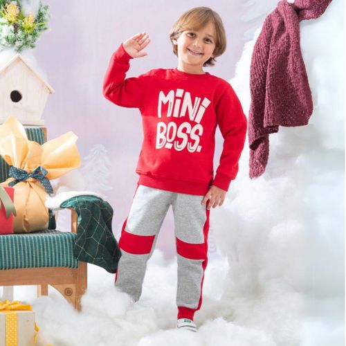 Boys' cotton winter pajamas