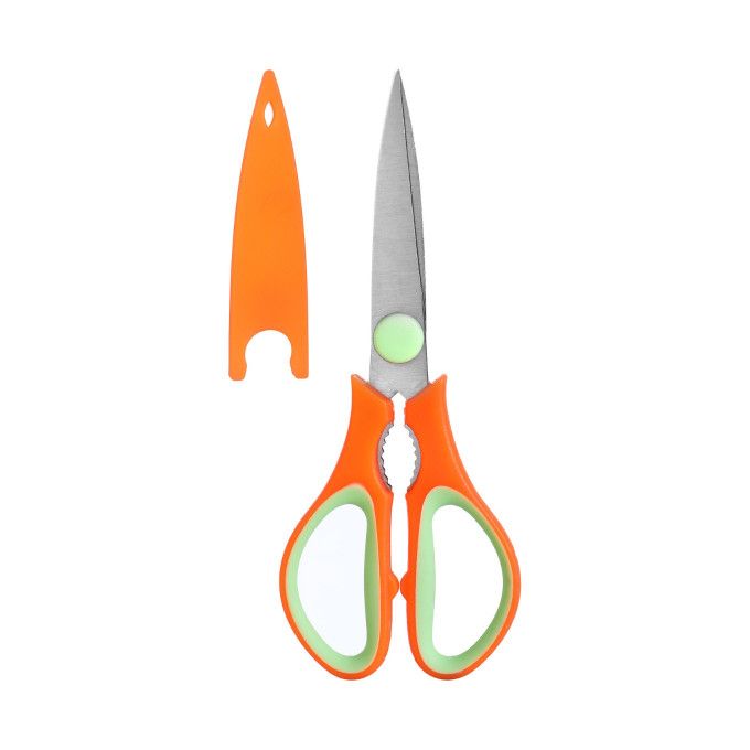 Multifunctional Kitchen Scissors with Protective Cover