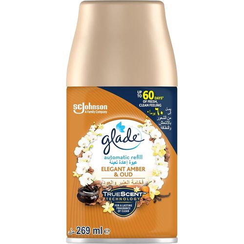 Glade | عبوة إعادة تعبئة أوتوماتيكية برائحة العنبر والعود من جليد 269 مل