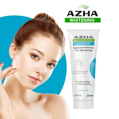 AZHA whitening body lotion 100ml*2 ازهى بدى لوشن عرض 1+1