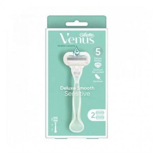 Venus Deluxe Smooth Sensitive Handle 5Blades ,2 Head
