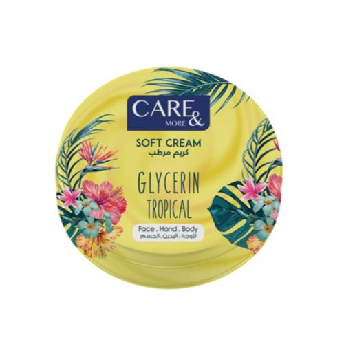Care & More كريم سوفت جليسرين بالروائح الاستوائية 75 ملي
