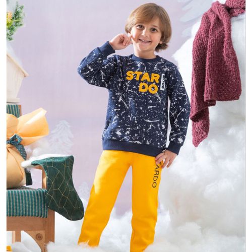 Boys' cotton winter pajamas