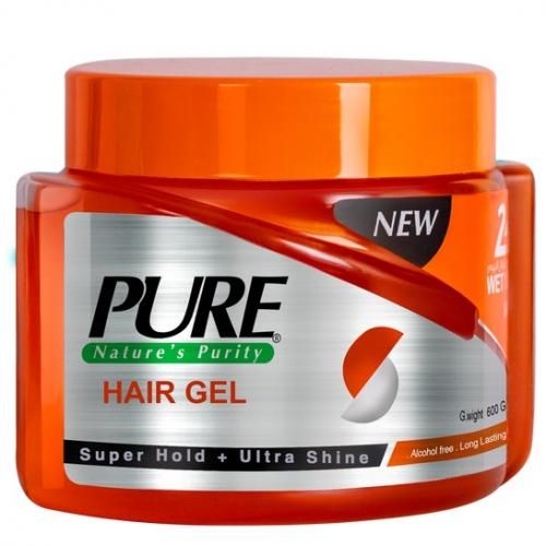 Pure | Pure Hair Gel - Super Hold & Shine - 600g