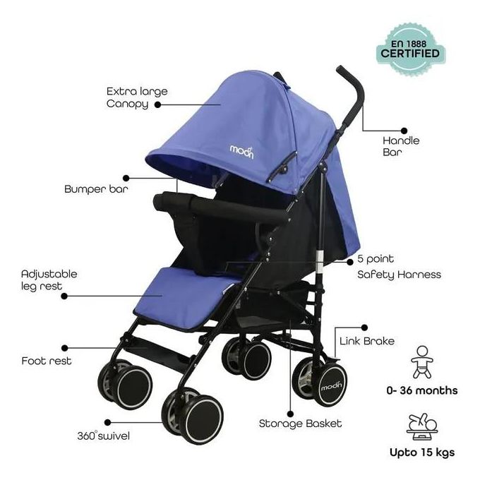 عربة السفر خفيفة الوزن مون نيو بلس