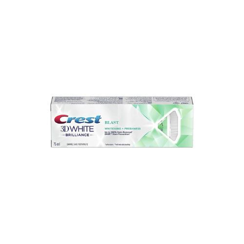 Crest معجون أسنان كرست ثري دي وايت بريليانس بلاست - 75 مل