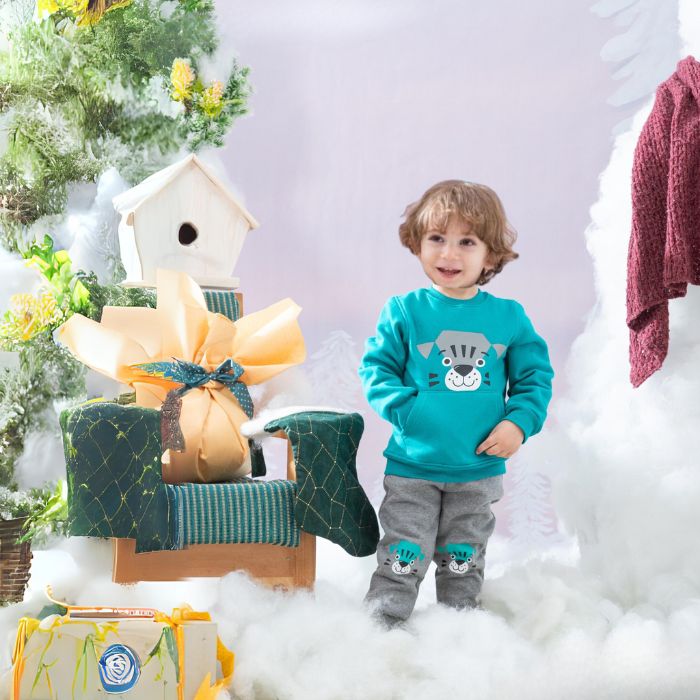 Boys' cotton winter pajamas