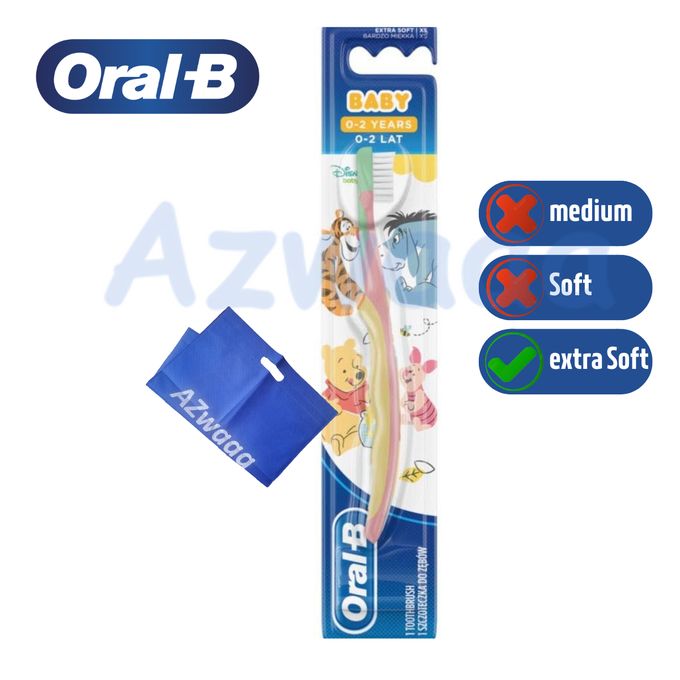 ORAL-B | Toothbrush for Kids, 0:2 Years, Extra Soft