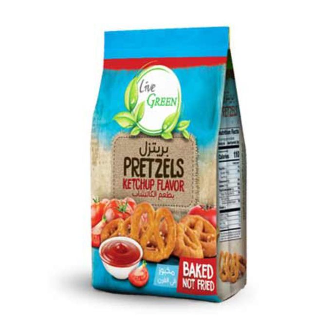 Abu Auf Pretzels | Pretzels Abu Auf - Ketchup Flavor - 125 gm