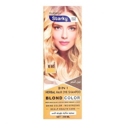 STARKY | STARKY Herbal Hair Dye Shampoo Blonde - B50 - 250 ml