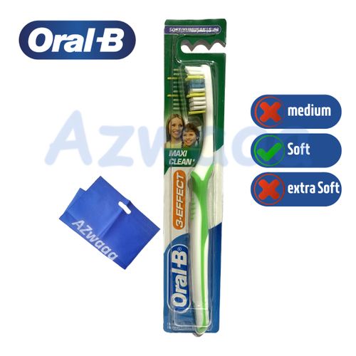 ORAL-B | فرشاة أسنان اورال بي 3 تأثير ، ماكسي كلين سوفت 40