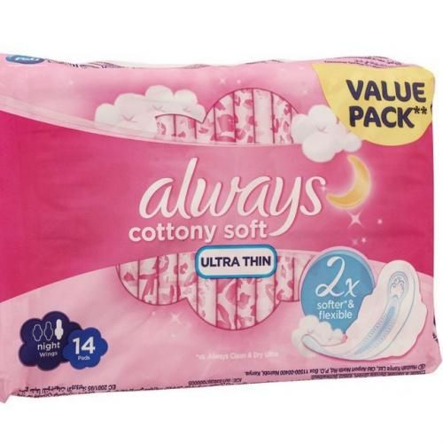 ALWAYS Ultra Thin, Extra Long Sanitary Pads, 14 Pads