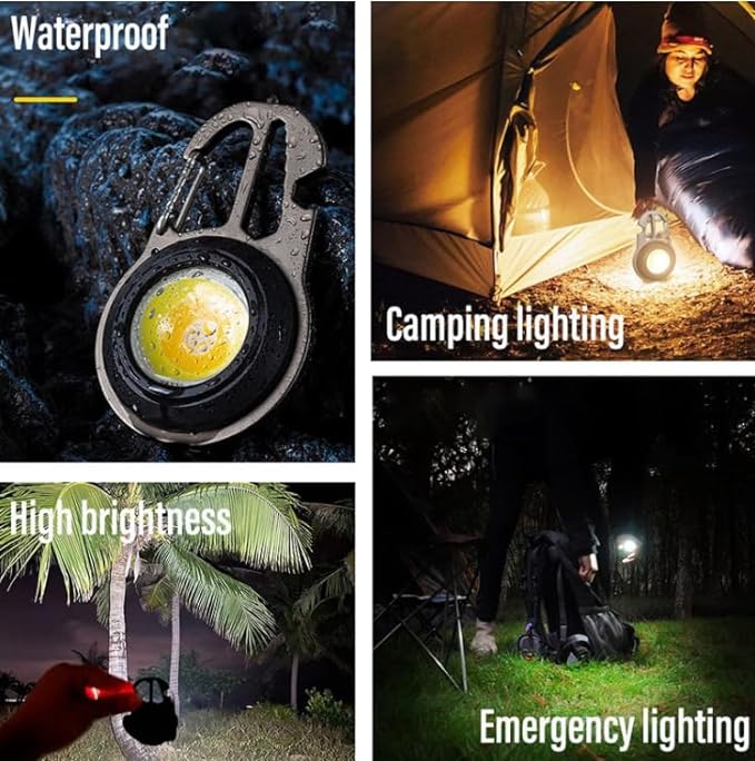 مصباح جيب متعدد الوظائف، مصباح COB لسلسلة المفاتيح القابلة لإعادة الشحن