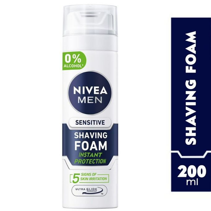 NIVEA | رغوة الحلاقة للبشرة الحساسة من نيفيا - حماية فورية - 200 مل