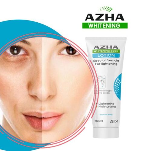 AZHA whitening body lotion 100ml*2 ازهى بدى لوشن عرض 1+1
