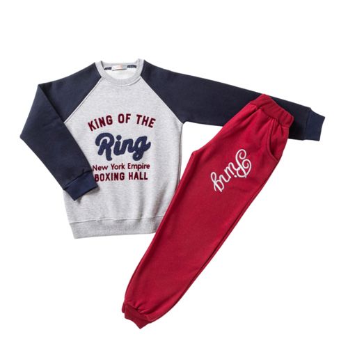Cotton winter pajamas for boys from 8 to 14 years old