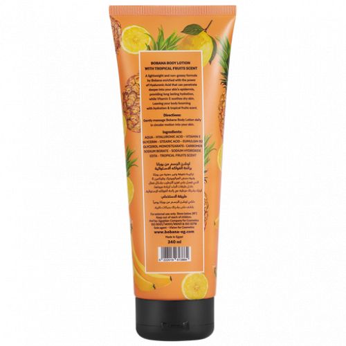 Bobana Body Lotion Tropical Fruits Scent - 240 ml