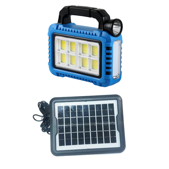Multifunctional Portable Emergency Light - Solar & USB Charging
