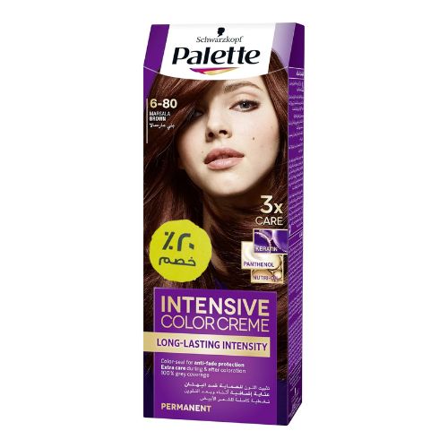 Palette | صبغة كريم باليت المركزة للشعر، 6-80 بني مارسالا، 50 مل