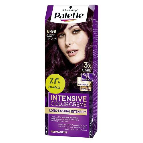 Palette | صبغة كريم باليت المركزة للشعر، 6-99 بنفسجي مكثف 50 مل