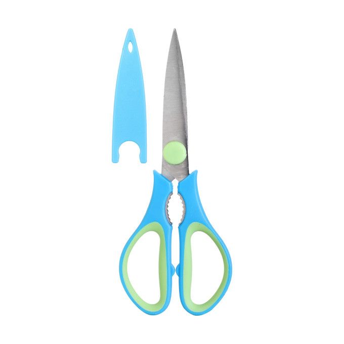 مقص مطبخ بغطاء واقي متعدد الوظائف