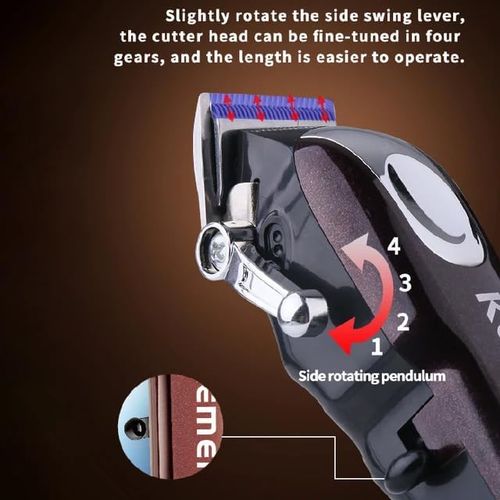 Kemei | km-233 | كيمي km-233 ماكينة قص الشعر الاحترافية، سلكية/لاسلكية