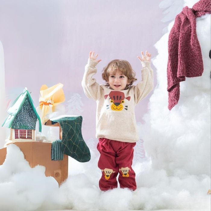 Boys' cotton winter pajamas
