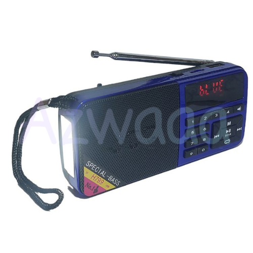 JOC | راديو اف ام رقمي محمول مع بلوتوث، يو اس بي ، مصباح يدوي ال اي دي - سلكي أو لاسلكي