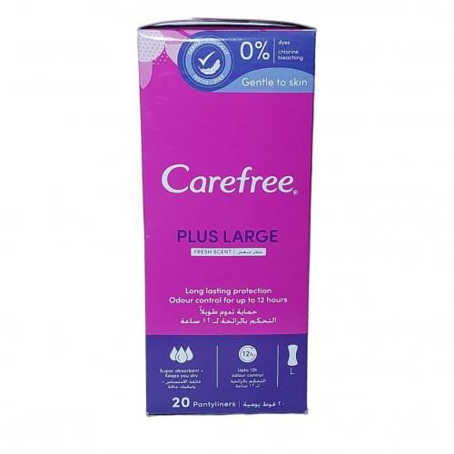 CAREFREE | فوط كيرفري اليومية الكبيرة المعطرة - 20 قطعة