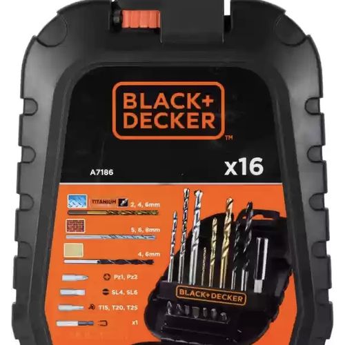 Black+Decker Mixed Drilling & Screwdriving Set A7186