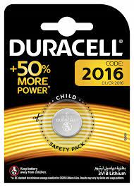 DURACELL CR2016 LITHIUM 3V