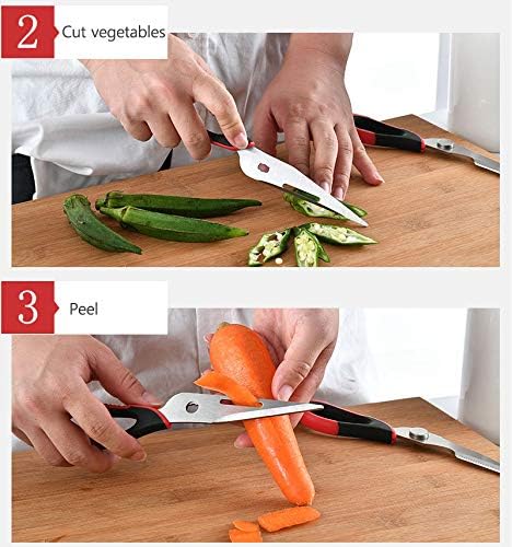 Kitchen Scissors With Multi Functions And Magnetic Cover