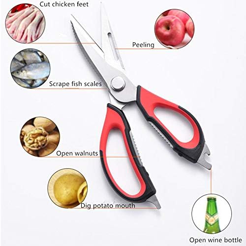 Kitchen Scissors With Multi Functions And Magnetic Cover