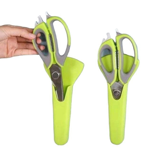 Kitchen Scissors With Multi Functions And Magnetic Cover