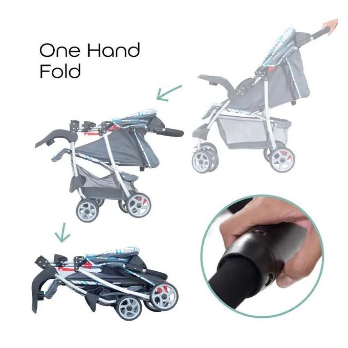 عربة الأطفال القابلة للطي بيد واحدة من مون تريك