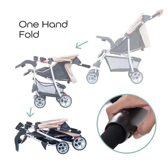 عربة الأطفال القابلة للطي بيد واحدة من مون تريك