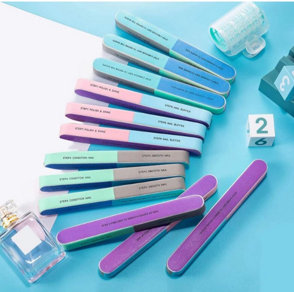 مبارد الأظافر وملمعات الأظافر - 7 خطوات احترافية