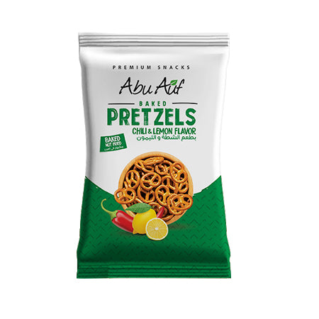 Abu Auf Pretzels | بريتزل أبو عوف - بطعم الشطة والليمون - 30 جم