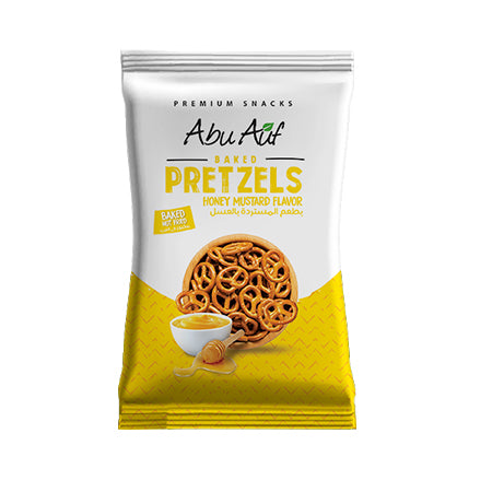 Abu Auf Pretzels |بريتزل أبو عوف - بطعم المسطردة والعسل - 30 جم