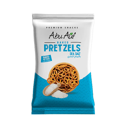 Abu Auf Pretzels | بريتزل أبو عوف - بالملح البحري - 30 جم