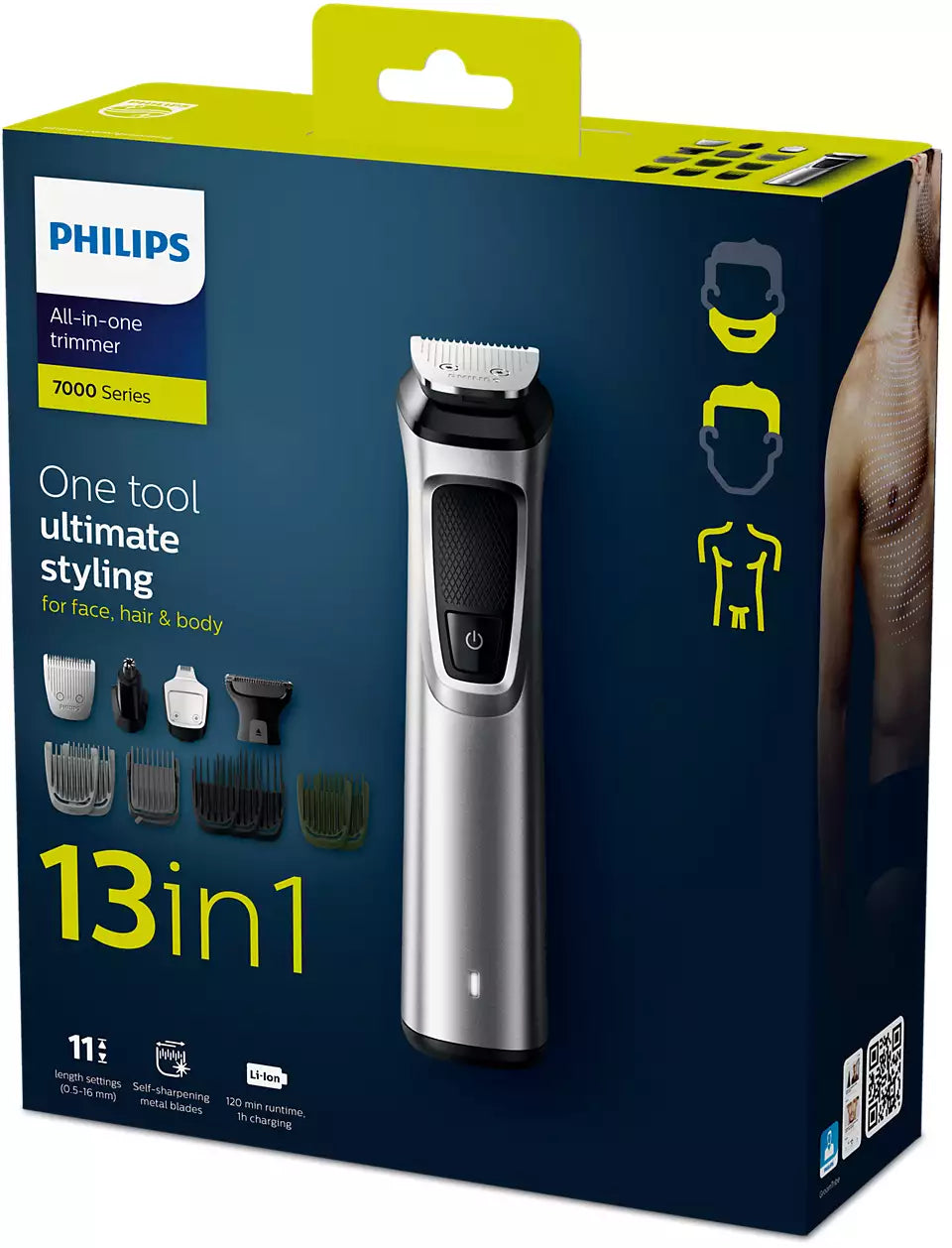 Philips Multigroom series 7000 13-in-1, Face, Hair and Body MG7715/15