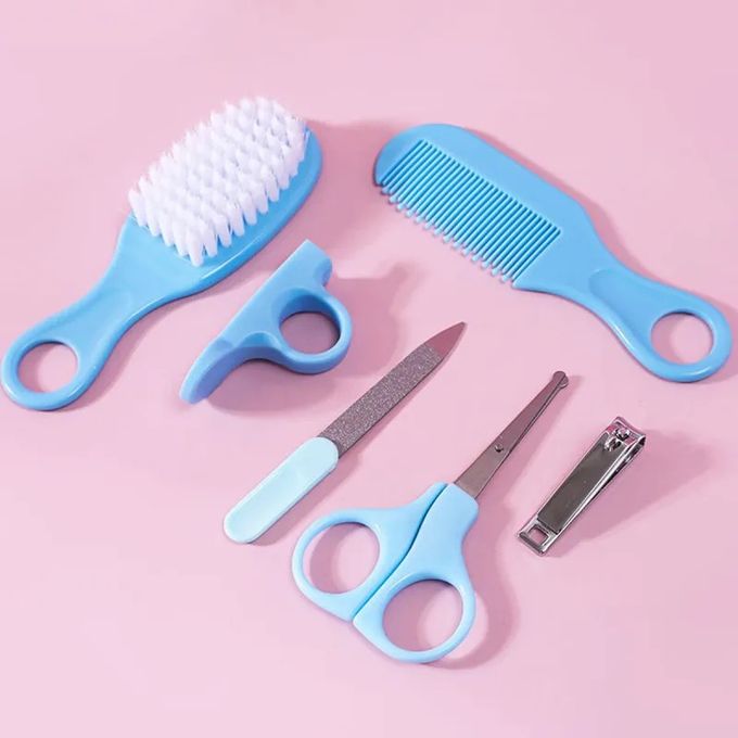 مجموعة العناية بالطفل ,مجموعة اظافر اطفال بلاستيكية ومعدنية،محمولة وملونة للعناية بالطفل، هدايا للآباء الجدد