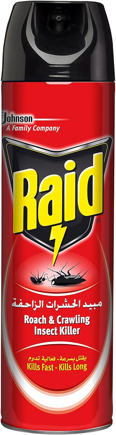 RAID | Raid - Cockroach and Crawling Insect Killer Spray - 300 ml