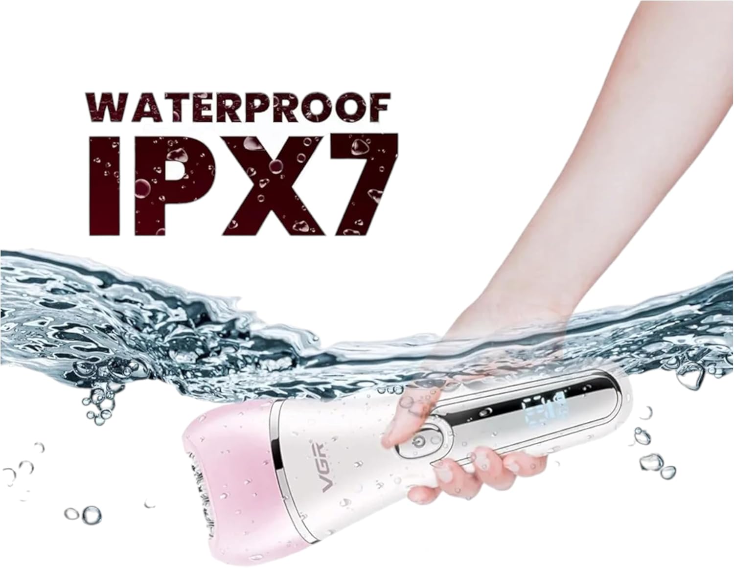 VGR | ماكينة ازالة الشعر ( V-733 ),  لاسلكي 6 في 1