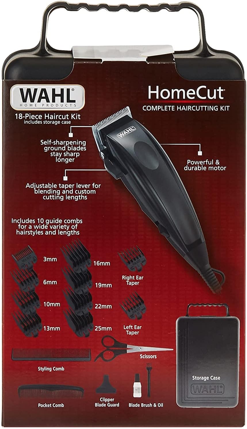Wahl | وال ماكينة قص الشعر هوم كت، مجموعة كاملة لقص الشعر، 5916-09243