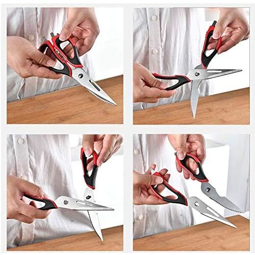 Multifunctional Kitchen Scissors with Magnetic Cover